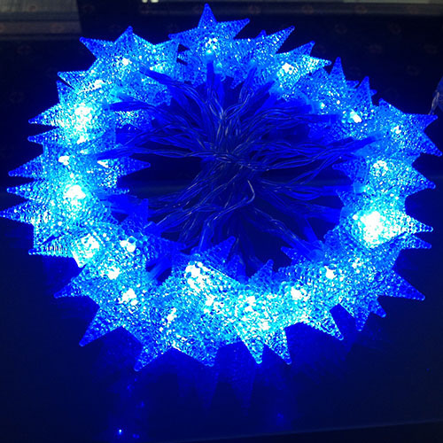 4M LED light Stars Blue