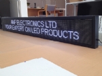 LED Scrolling Sign Board 2.97m*0.41m Waterproof